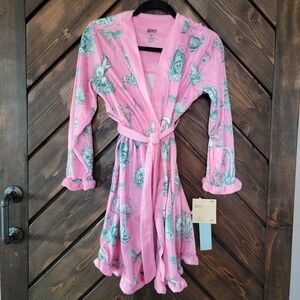 Katie Kime Girls Wicked Soft Pink Robe Lounge Wear L